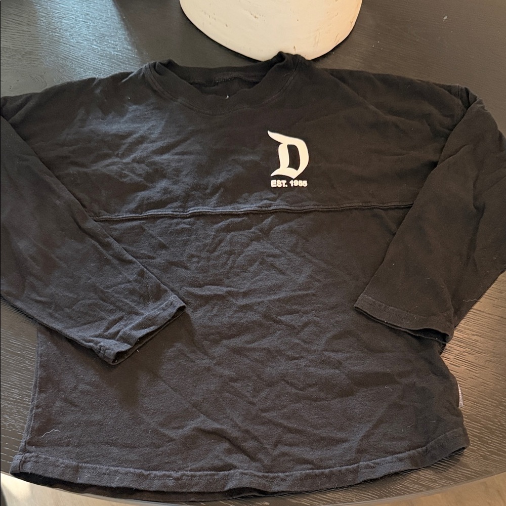 DisneyLand Resort Black Long Sleeve Tee with Logo